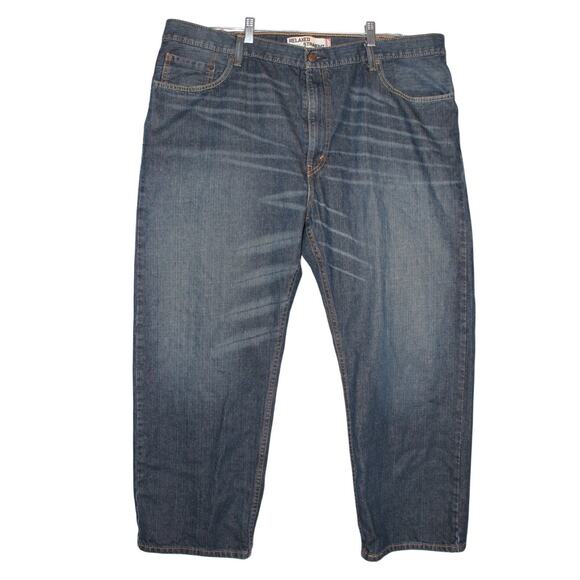 Levi's 559 Relaxed Straight 44X30 Jeans Classic Denim Dark‎ Wash - Picture 1 of 8